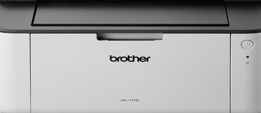   How can you reset the Brother TN1050 toner in a HL-1110 printer?