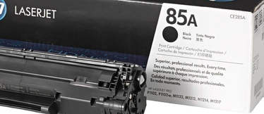 What are the characteristics of the HP CE285A toner cartridges?