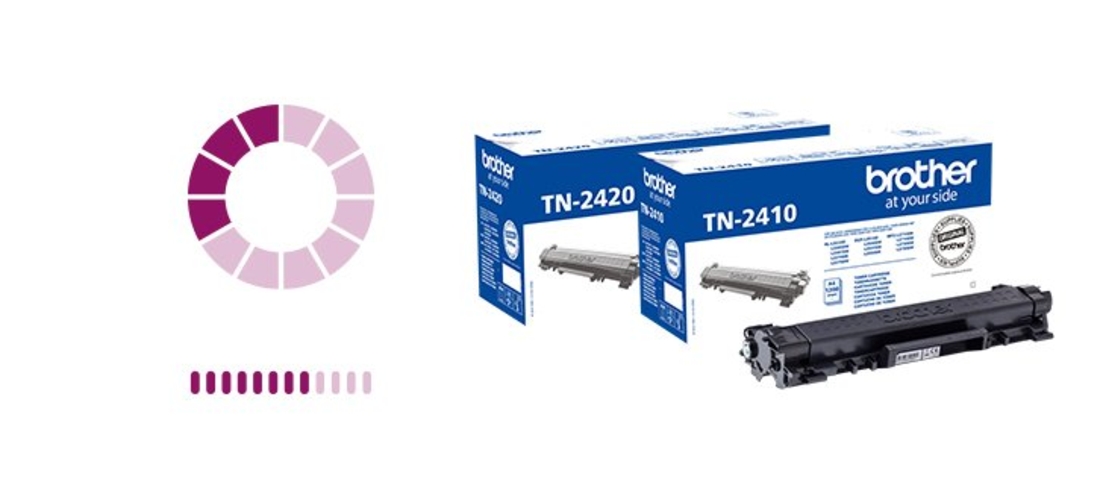 copy of 4 Toner compatible avec Brother TN2420 MFC-L2710DW L2712DN