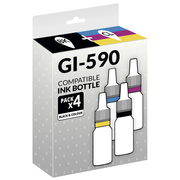 Compatible Canon GI-590 Multipack of 4 Ink Cartridges