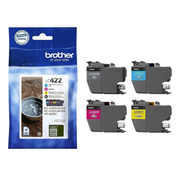 Brother LC422  Value Pack of 4 Ink Cartridges Original