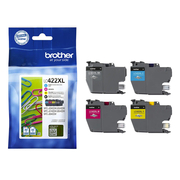 Brother LC422XL  Value Pack of 4 Ink Cartridges Original
