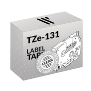 Brother TZe-131 Black/Transparent Laber Printer Tape Compatible