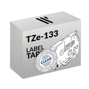 Brother TZe-133 Blue/Transparent Laber Printer Tape Compatible