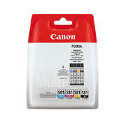 Canon CLI-581  Multipack of 4 Ink Cartridges Original