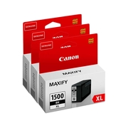 Canon PGI-1500XL Black Pack Black of 3 Ink Cartridges Original