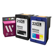 Compatible HP 21XL/22XL Black/Colour Pack of Cartridges