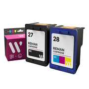 Compatible HP 27/28 Black/Colour Pack of Cartridges