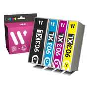 Compatible HP 903XL Pack of 4 Ink Cartridges