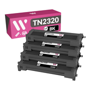 Brother TN2320 Pack Black of 4 Toner Compatible