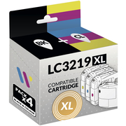 Compatible Brother LC3219XL Pack of 4 Ink Cartridges