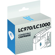 Compatible Brother LC970/LC1000 Cyan Cartridge