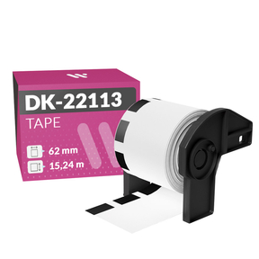Brother DK-22113 Compatible Plastic Film Continuos Tape (62.0x15.2 mm)