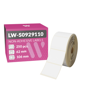 Dymo LW-S0929110 Compatible Non-Adhesive Labels (62.0x106.0 mm – 250 Pcs.)