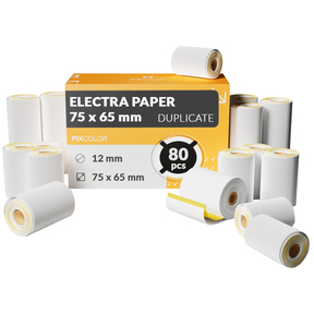 PixColor Electra Paper Carbonless 75x65 mm (Box of 80 Pcs.)
