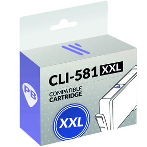 Compatible PGI-580XXL CLI-581XXL (black, cyan, magenta, yellow, photo blue)  ink cartridges for CANON Pixma TS8150, TS8151, TS8152 - Printing Saver