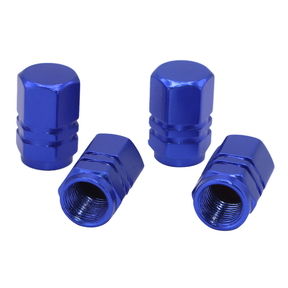 Aluminum Schrader Valve Caps Skynotek (Pack 4 Pcs.)