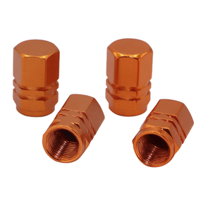 Aluminum Schrader Valve Caps Skynotek (Pack 4 Pcs.)