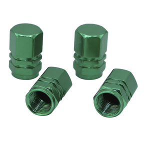 Aluminum Schrader Valve Caps Skynotek (Pack 4 Pcs.)