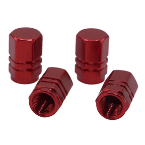 Aluminum Schrader Valve Caps Skynotek (Pack 4 Pcs.)
