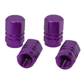 Aluminum Schrader Valve Caps Skynotek (Pack 4 Pcs.)