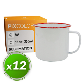 Retro Mug for Sublimation PixColor (Pack 12 Pcs.) - AA Quality