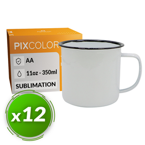 Retro Mug for Sublimation PixColor (Pack 12 Pcs.) - AA Quality