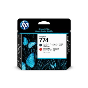 HP 774 Matte Black/Chromatic Red Printhead