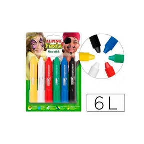 Alpino Face & Body Paints 6 pcs