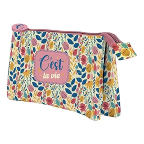 Dohe Triple Pencil Case “C’est la Vie”