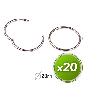 Liderpapel Nickel-plated Hinge Rings Box