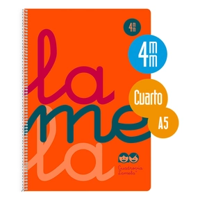 Lamela Notebook Polypropylene / Quarter 4 mm