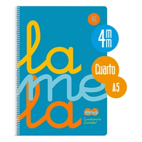 Lamela Notebook Polypropylene / Quarter 4 mm