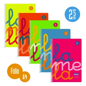Lamela Notebook Polypropylene / Folio (5 Pcs. Assorted)