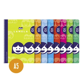 Lamela Notebook Soft Cover Quarter (Pack 10 Pcs. Assorted)