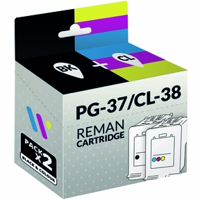 Compatible Canon PG-37/CL-38 Black/Colour Pack