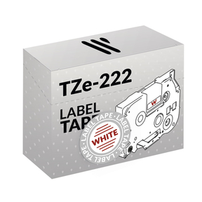 Compatible Brother TZe-222 Red/White