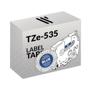 Compatible Brother TZe-535 White/Blue
