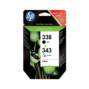 HP 338/343  Pack Negro/Color Original