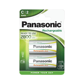 Panasonic C 2.800 mAh Rechargeable (2 Und.)