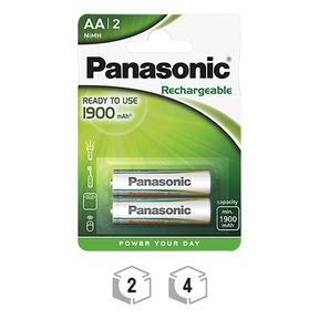 Panasonic AA 1.900 mAh Rechargeable 