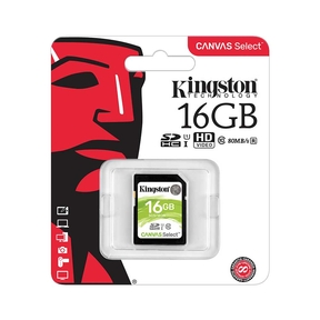 Kingston SDHC Canvas Select SDHC Memory Card - 16GB
