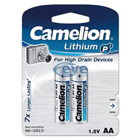Camelion Lithium Battery P7 AA (Pack 2 Units)