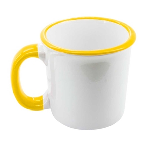 Nostalgia Sublimation Printing Mug 300 ml (Yellow)