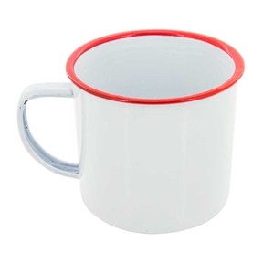 Screen Printing Mug Metallic 350 ml (Red)