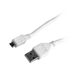 USB to microUSB cable White - 0,5 m