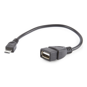 USB A 2.0 - microUSB OTG Cable - 0.15m