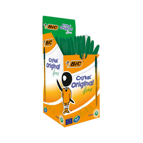 BIC Cristal Original Fine (Pack 50 Pcs.) (Green)