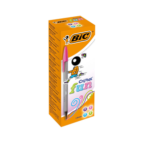 BIC Cristal Fun (Pack 20 Pcs.) (Assortment)