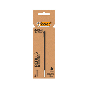 BIC Cristal Re'New Refills (Blister 3 pcs.) (Black)